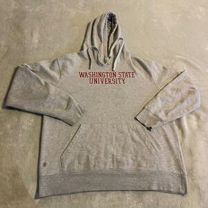 Washington‎ State University WSU Pullover Hoodie Gray Mens Size Large Fall Rush